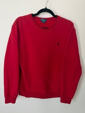 vintage Ralph Lauren red horse logo pullover crewneck size medium